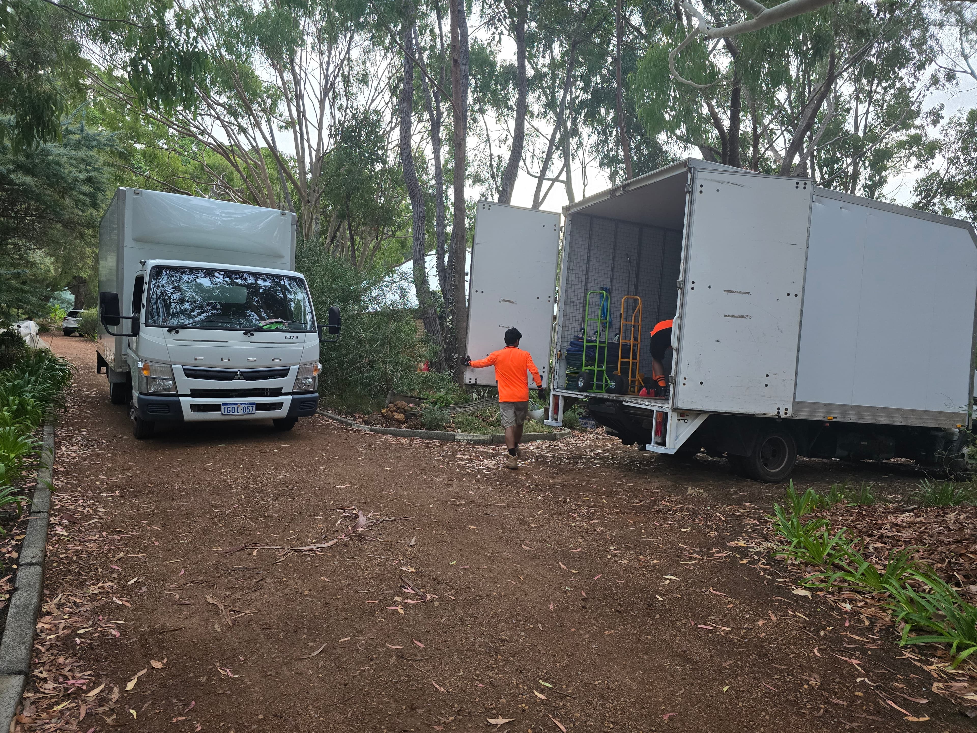 NP Movers professional moving trucks fleet
