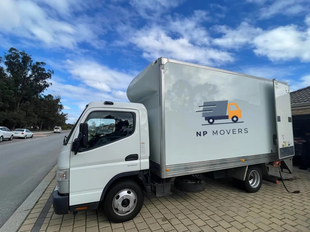 NP Movers Perth professional moving truck and team